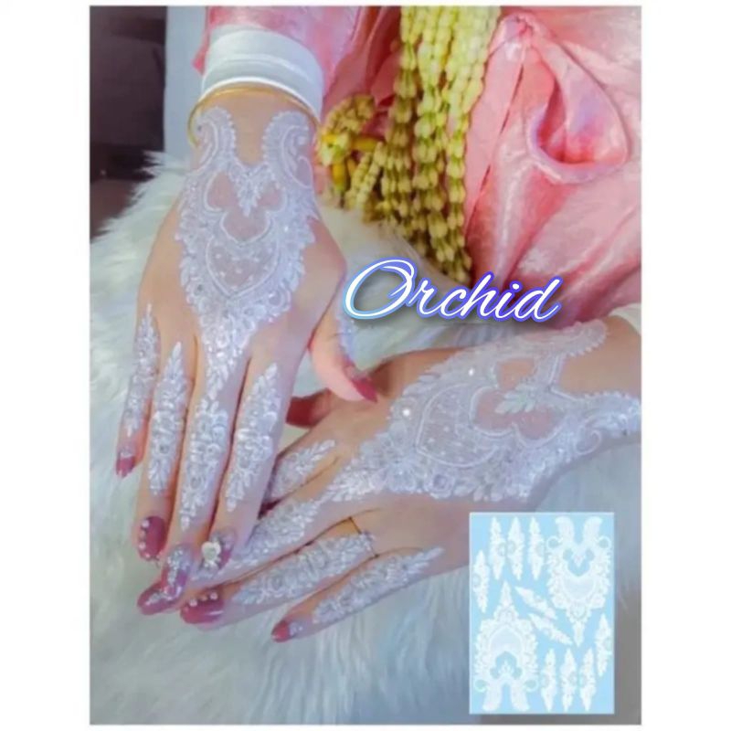 henna tempel henna instan henna stiker