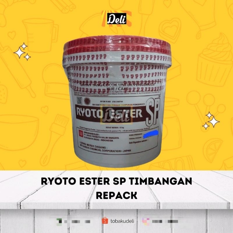 

Ryoto Ester SP Pengemulsi Kue Timbangan Repack 1kg