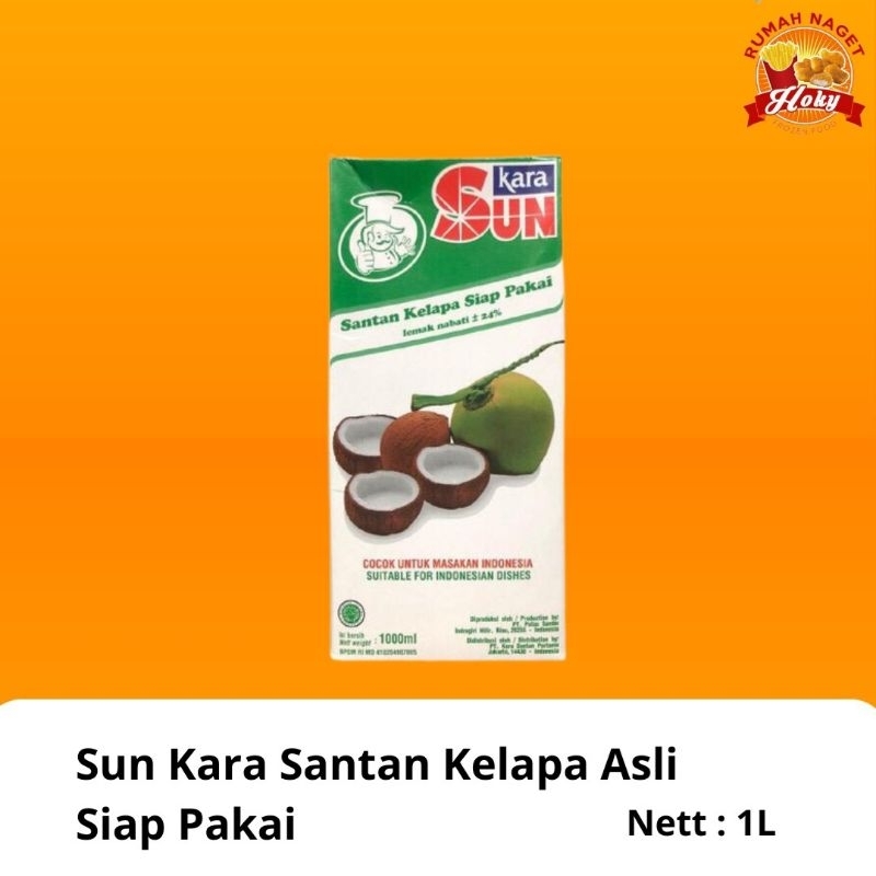 

Sun Kara Ekstrak Santan Kelapa Asli (Siap Pakai) 1L