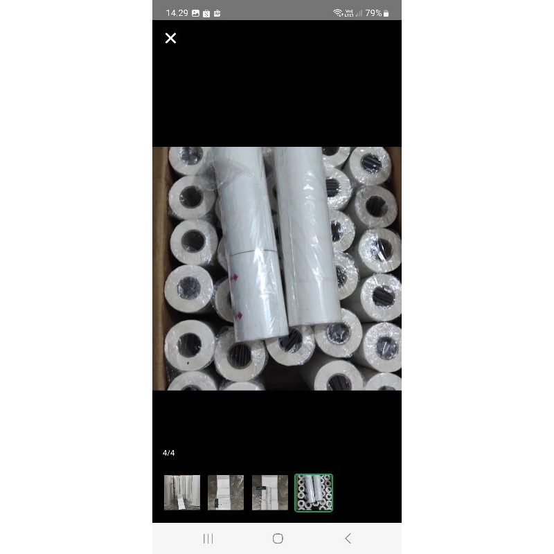 

LABEL THERMAL 30mmx40mm isi 500 pcs