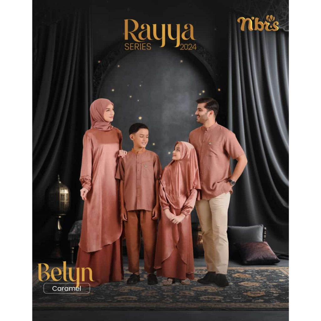 RAYYA SERIES NIBRAS 2024 BELYN CARAMEL// SARIMBIT NIBRAS 2024 BELYN CARAMEL