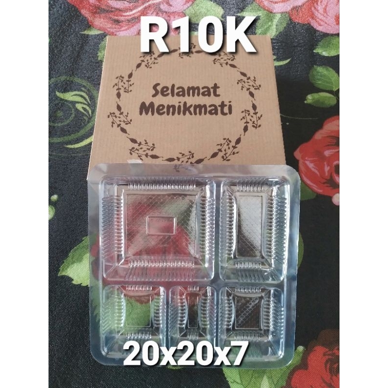 

Kardus nasi / kotak nasi / box nasi / eflute R10K / eflute 20 x 20 / kardus coklat motif