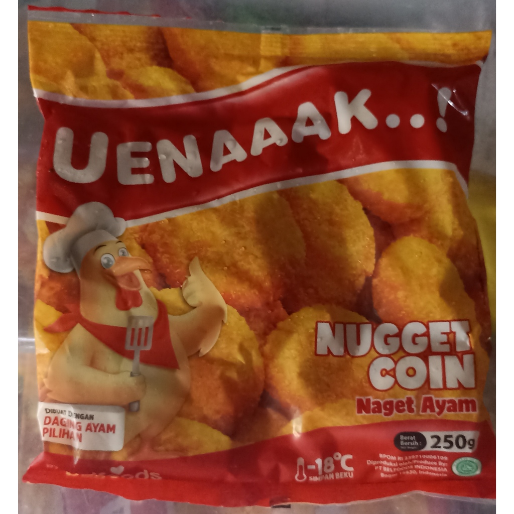 

Belfoods Uenaak Naget Ayam 250 gram