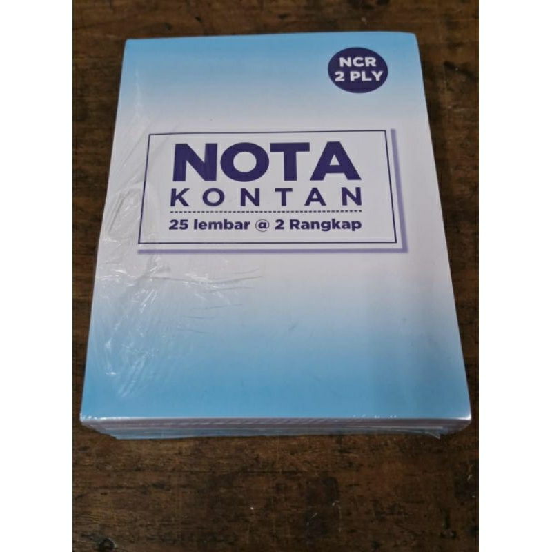 

[1 PACK/10 BK] NOTA KONTAN NCR BESAR 2 RANGKAP / NOTA B2 NCR 2PLY