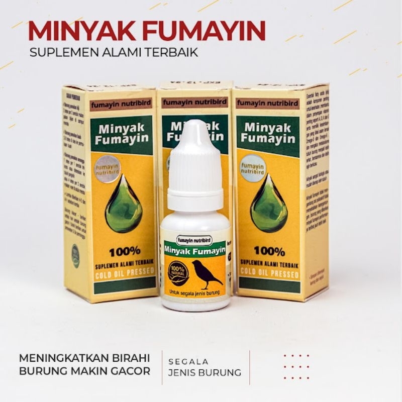 MINYAK FUMAYIN Suplemen Alami untuk pemulihan burung stres