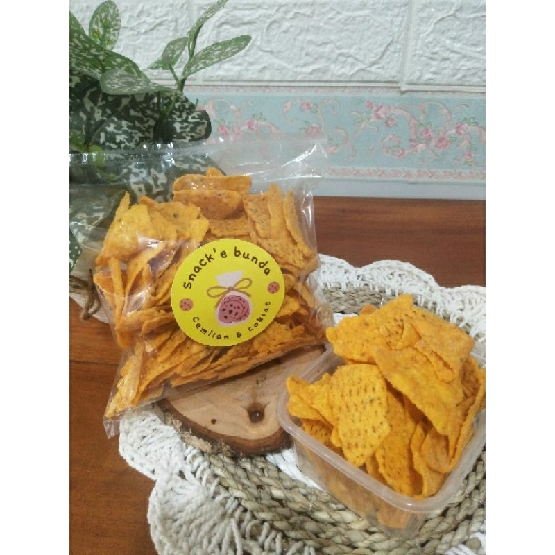 

snack tortilla chip tes