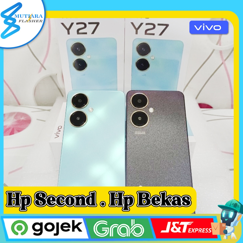 Vivo Y27 4G | 5G Ram 6 Rom 128GB Second Original