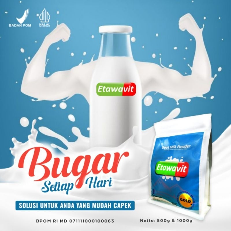 

Susu Kambing , Penuh Nutrisi & Multivitamin untuk Keluarga Tercinta, Netto 500 gr