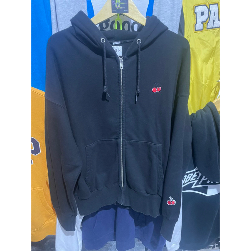 Zip hoodie Kirsh Pekat kaya baru