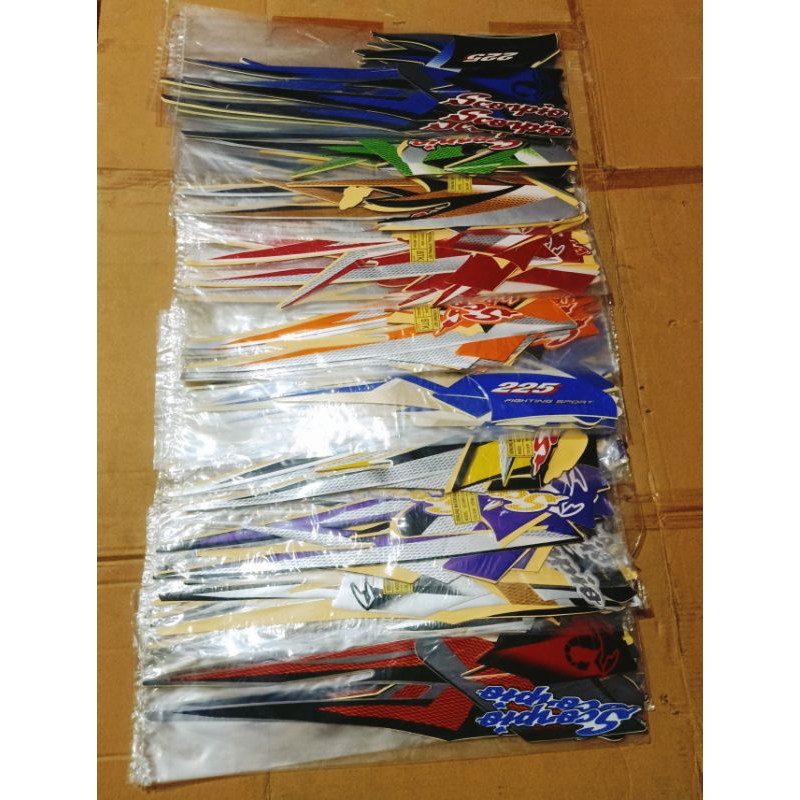 Striping motor / Les tangki Yamaha Scorpio Z 2004 Kotak