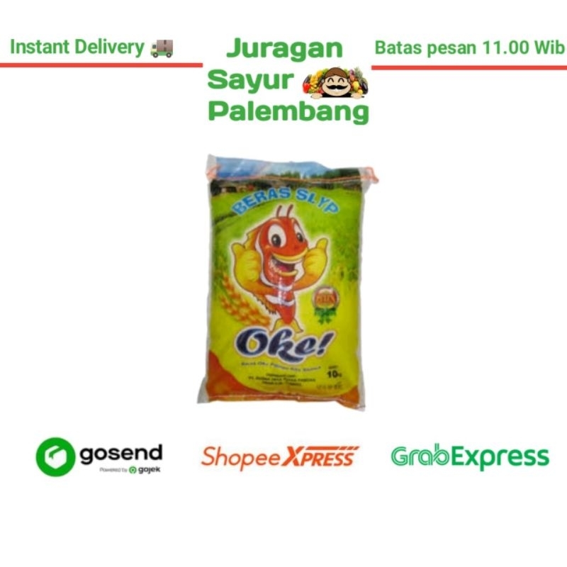 

Beras Oke 10Kg - Juragan Sayur Palembang