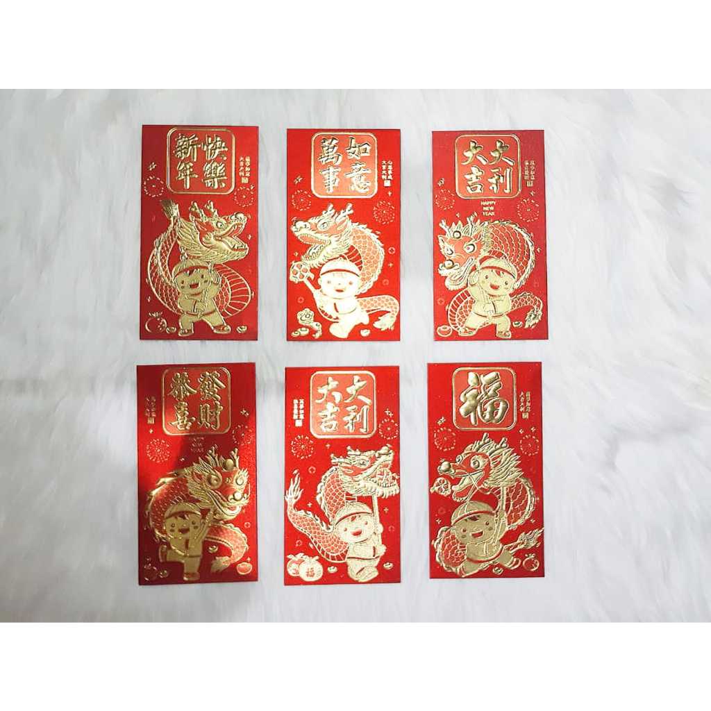 

Angpao Imlek Shio Naga Terbaru Bahan Kertas Glitter Mewah 3102