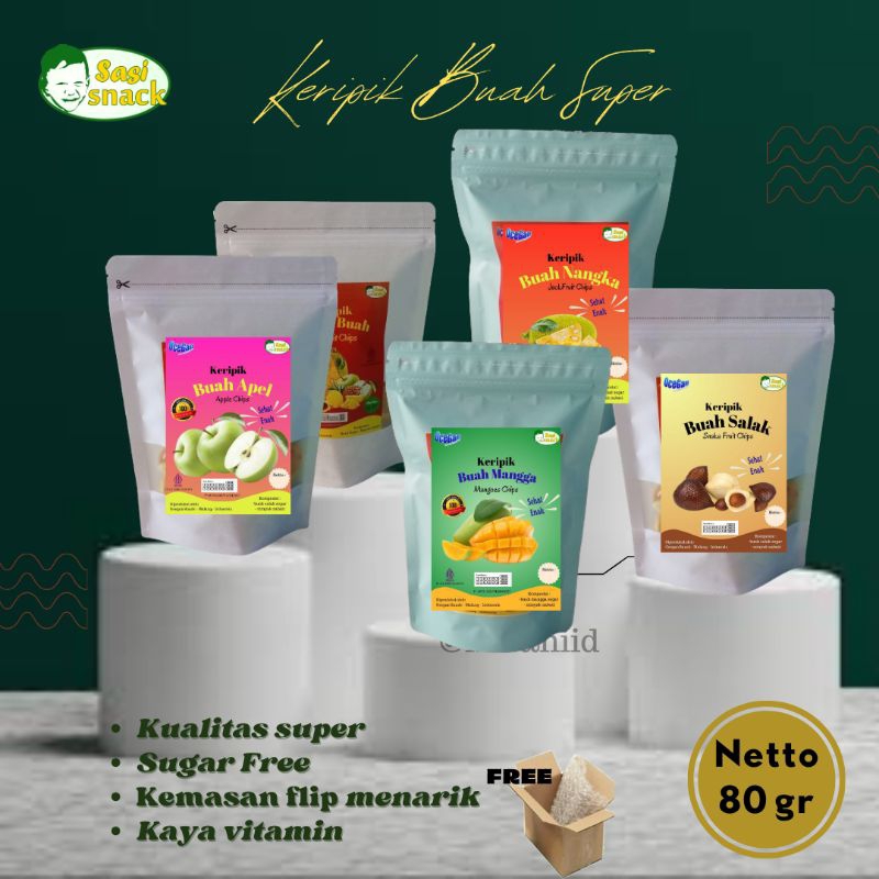 

KERIPIK BUAH dan Keripik Sayur Kualitas Super 80 gr