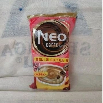 

NEO Coffee Moccachino 9 sachet x 20gr, Kopi Coffe Renteng Renceng MERAH expired 05/2025