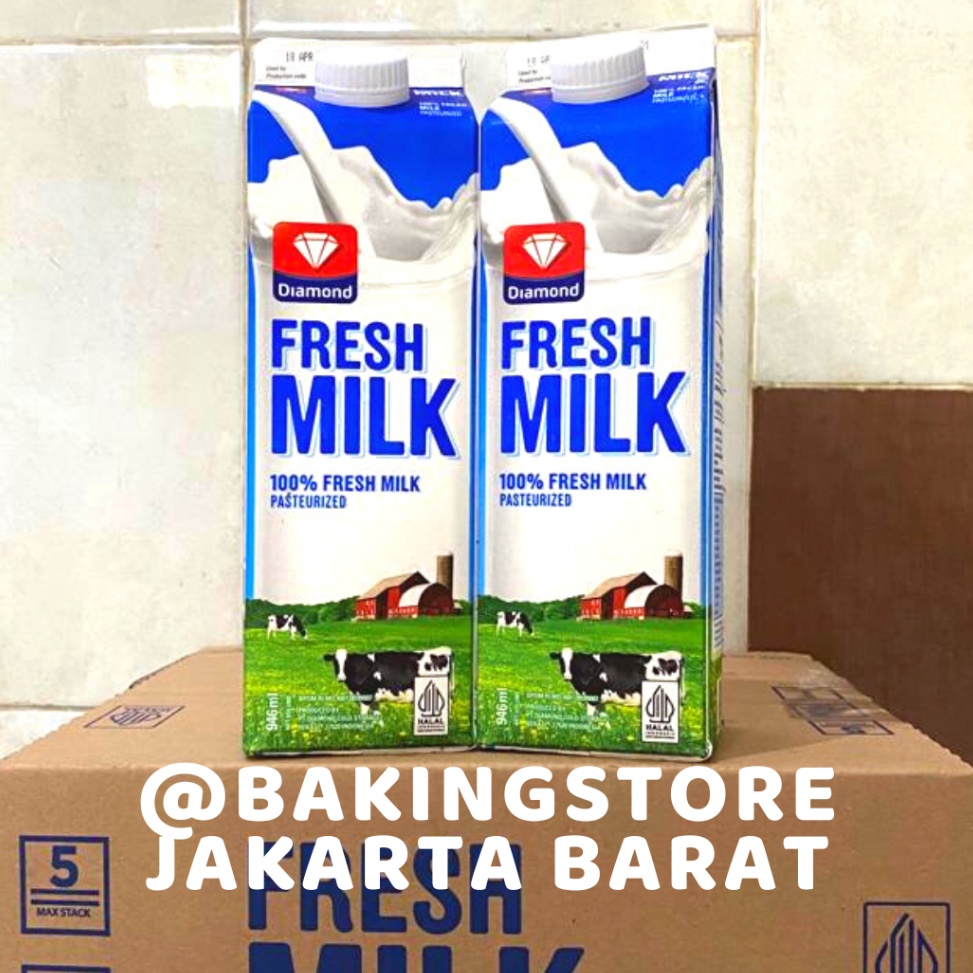 

SUPER DISKON Susu Segar Fresh Milk Diamond 946ml Susu Pasteurisasi