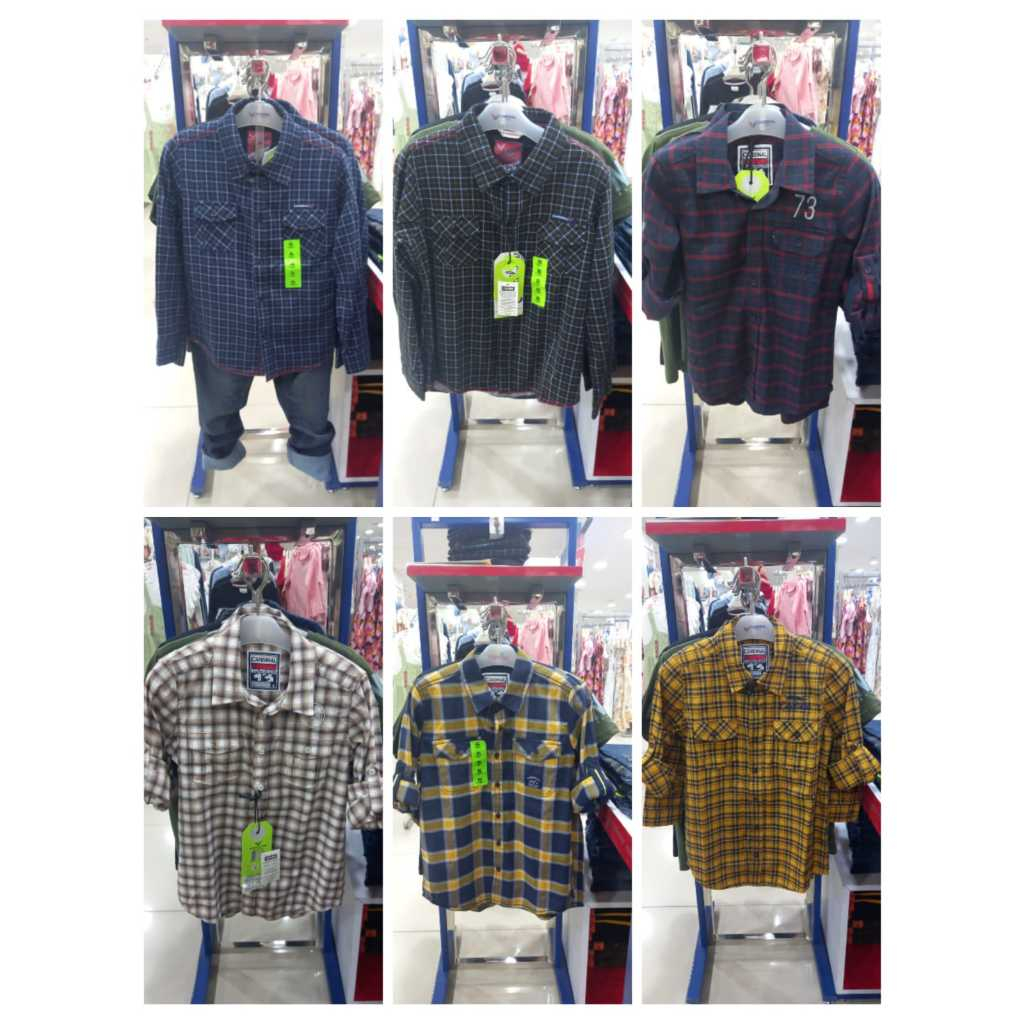 BAJU ANAK LAKI - LAKI KEMEJA CARDINAL KIDS ORIGINAL SIZE 4 -16 TAHUN