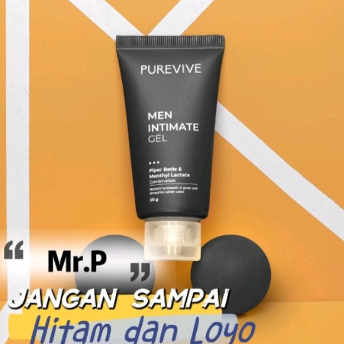 DISKON PUREVIVE MEN MRP INTIMATE GEL LEBIH CERAH KERAS DAN BEBAS GATAL