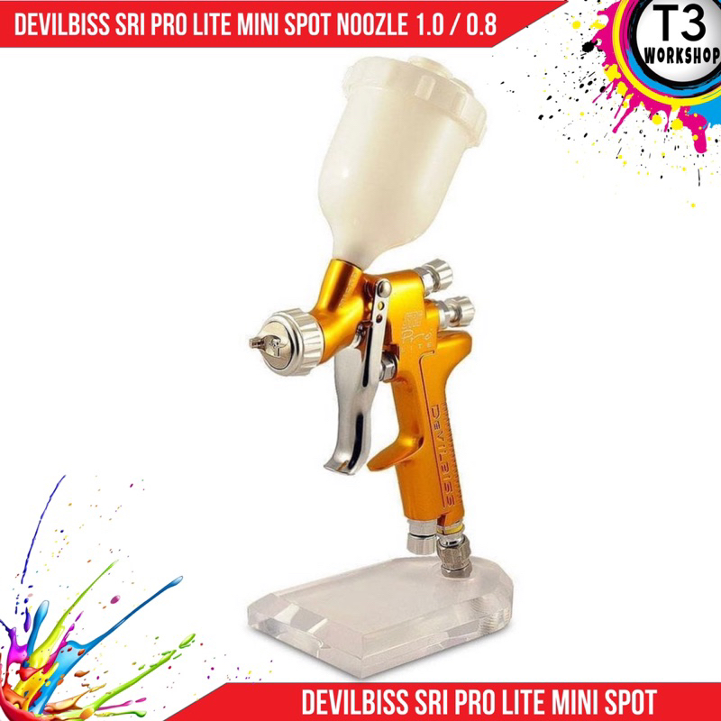 Spraygun devilbiss Sri pro lite noozle 0.8/1.0 mini Spraygun spot