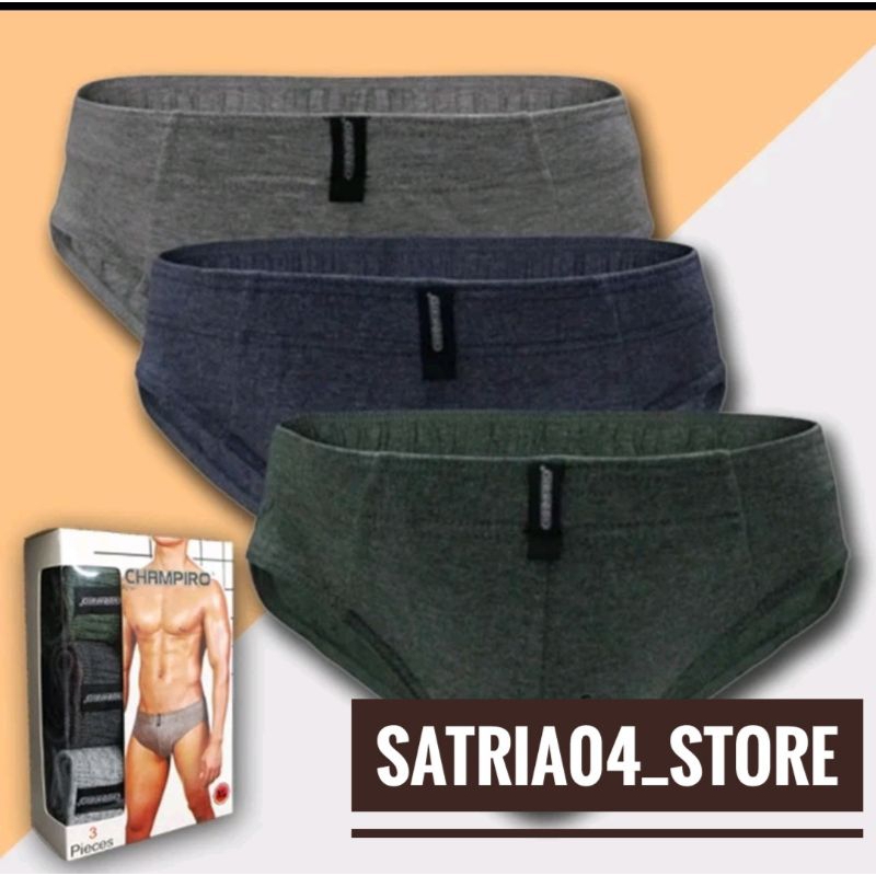 isi 3 pcs CELANA DALAM PRIA CHAMPIRO/CD CHAMPIRO PRIA DEWASA BIG SIZE