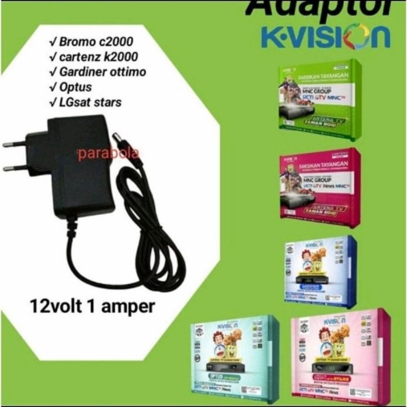 ORIGINAL  ADAPTOR K-VISION  ADAPTER K-VISION  CHARGER K-VISION  ADAPTOR OPTUS  CHARGER OPTUS  ADAPTE