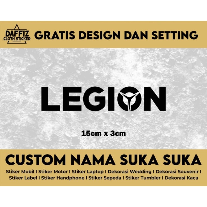 

Stiker Cutting Legion | Stiker Cutting Custom
