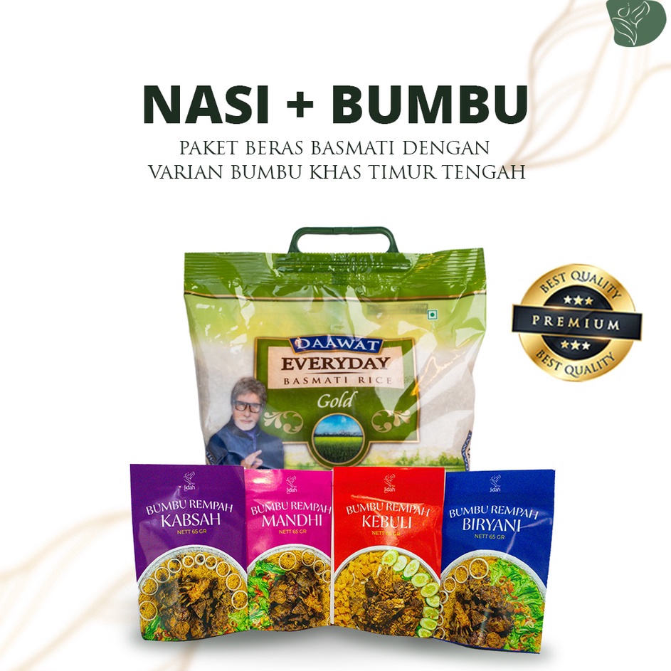 

Free Ongkir Beras basmati dan bumbu pilihan nasi briyani instan paket basmati rice beras briyani murah nasi mandhi beras briyani india nasi biryani beras brasmati