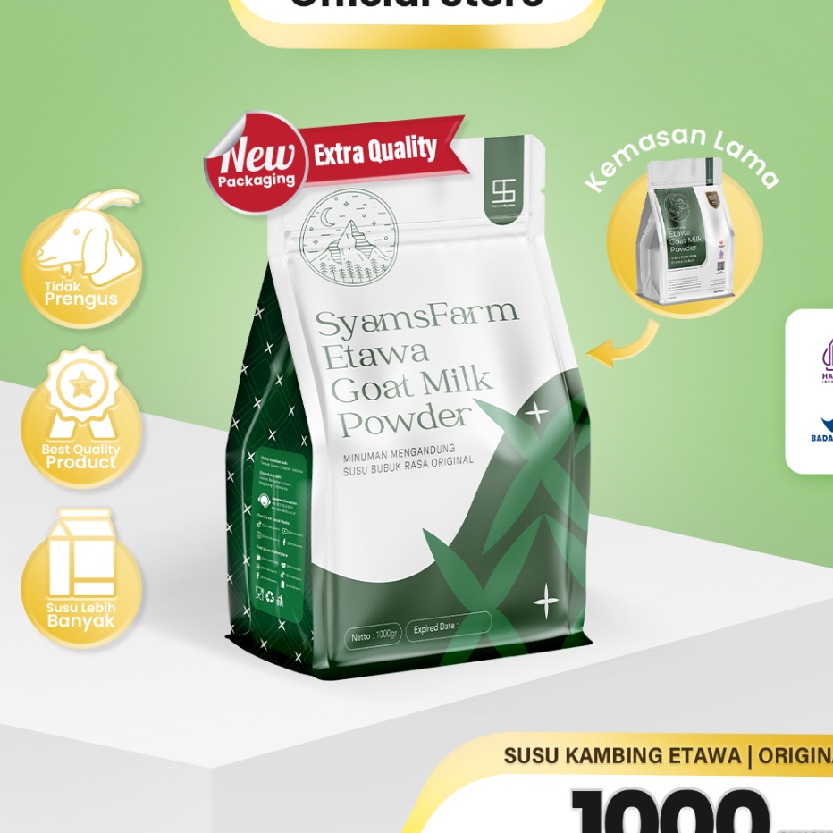 

Penjualan TerbaikCOD Ternak Syams SyamsFarm Susu Kambing Etawa Bubuk 1 gram 1 Kg Rasa Original Ternak Syams BPOM Halal Premium Platinum Goat Milk Powder Drink Pasteurisasi Cair Natural Sehat Asli Terjamin Berkualitas COD Tunai bayar ditempat Pl
