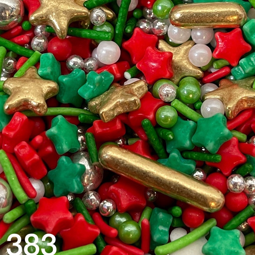 

1111 Sprinkles Mix Pearls Christmas Pearls Hiasan Kue Xmas 2gram