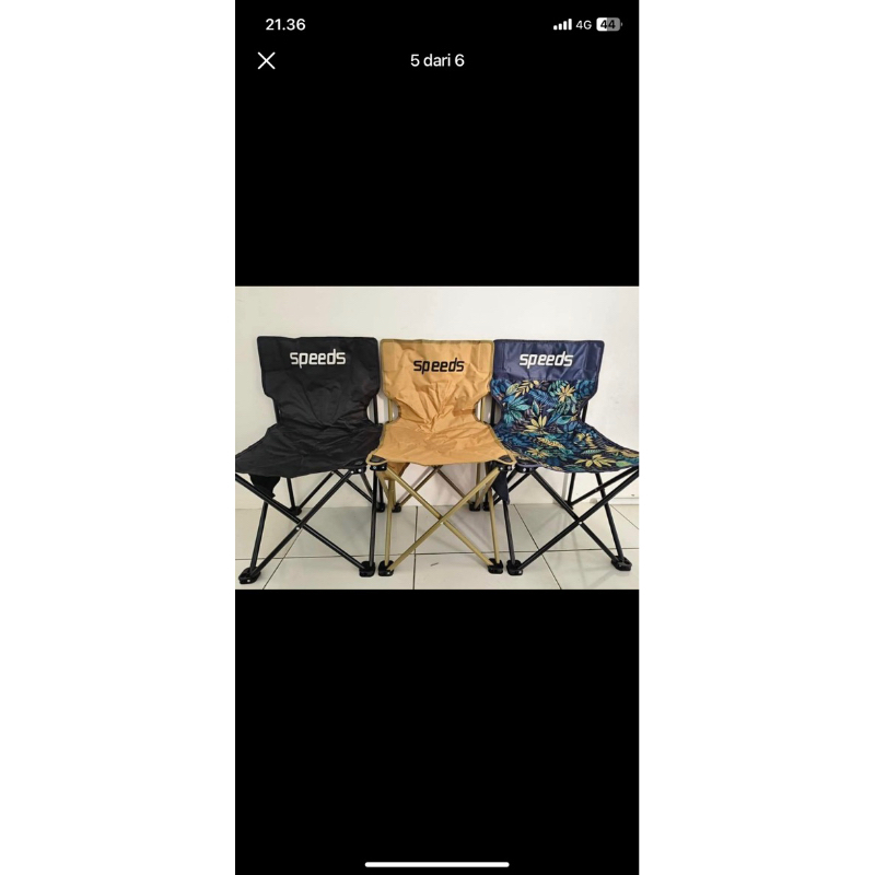 Kursi lipat outdoor speed