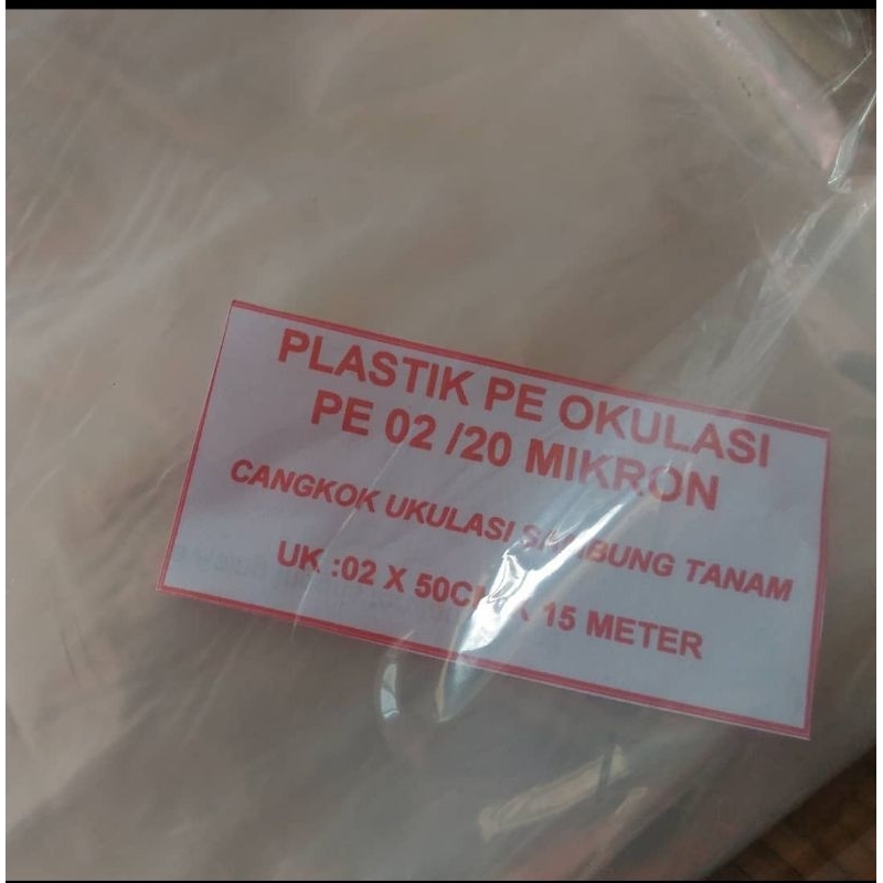 Plastik Okulasi Cangkok PE 02 15M