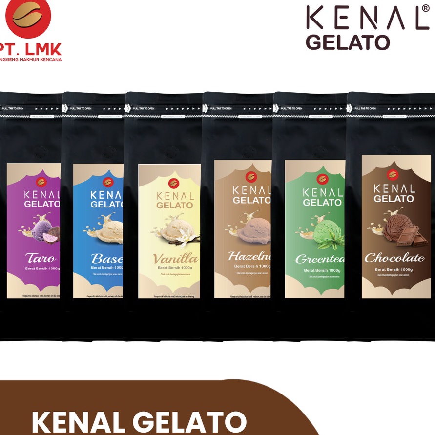 

COD Gelato Kenal Italian Ice Cream Powder Premix Bubuk 1 Kg