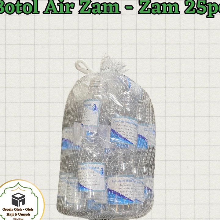 

ASLI ORIGINAL OLEH OLEH HAJI DAN UMRAH BOTOL KOSONG UNTUK AIR ZAMZAM HARGA PERPACK ISI 25 PCS BOTOL KOSONG AIR ZAM ZAM KEMASAN 8ML