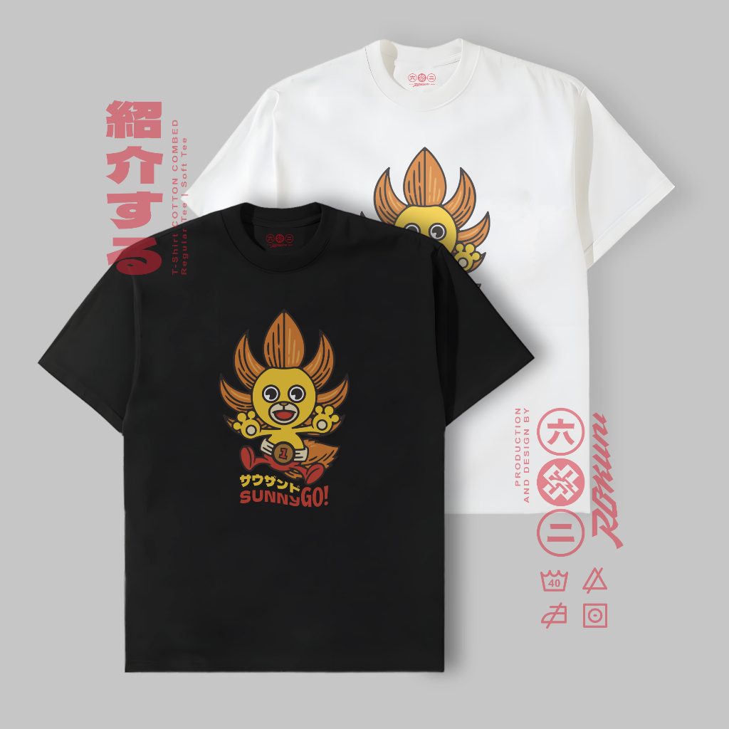ROKUNI T-Shirt Unisex | SUNNY KUN THOUSAND SUNNY | ONE PIECE SERIES | Kaos sunny go | Kaos thousand 