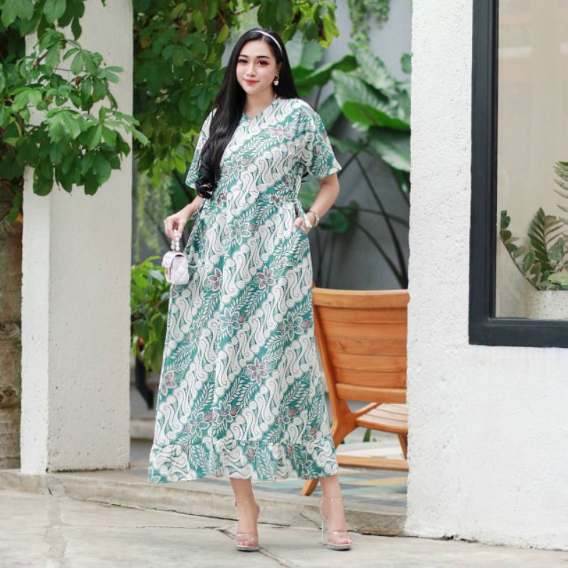 Tunik Batik wanita Modern  Drees Batik Batik Wanita Atasan Batik Wanita