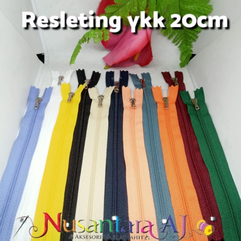 Resleting ykk 20cm / Risleting 20cm ykk/ resleting 8" ykk