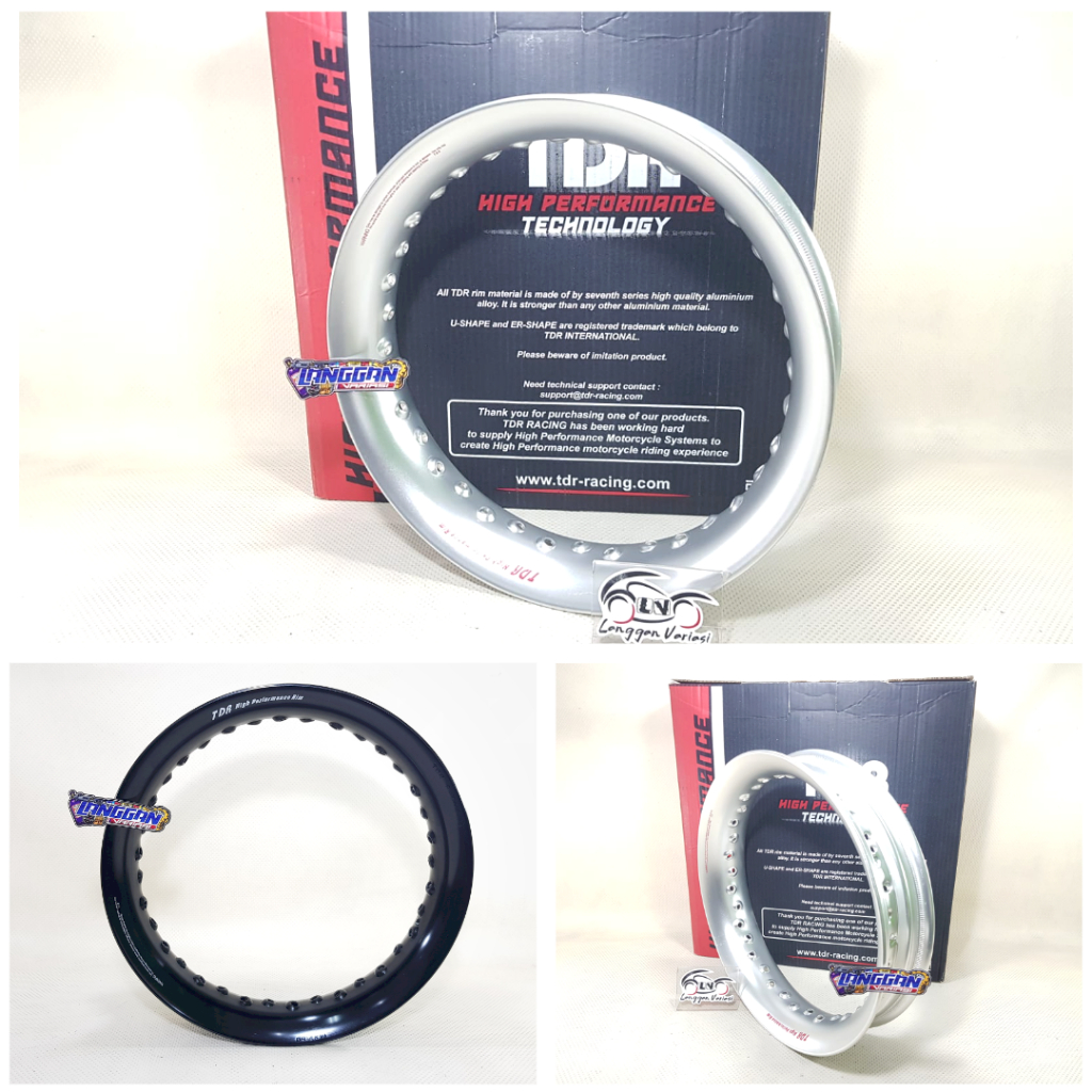 Velg TDR Almu Aluminium Jari-jari 250 Ring 14 250-14 Model U Shape Setengah Lingkaran (HARGA SATUAN)
