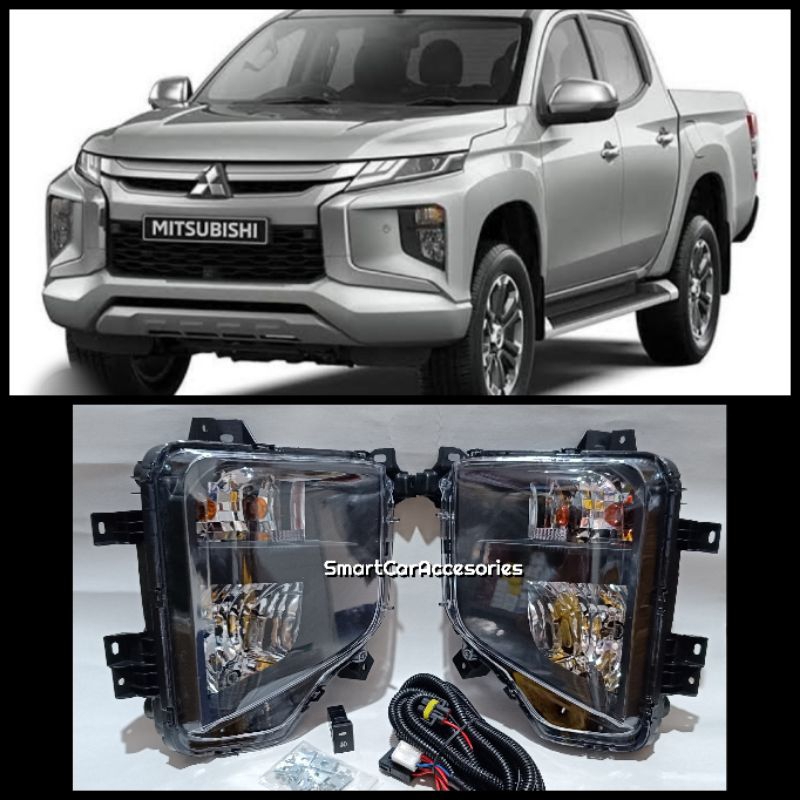 Lampu Kabut Bumper Foglamp Fog Lamp Sein Sen L200 Triton Strada DC 2020 On Ultimate Exceed Gls Hdx