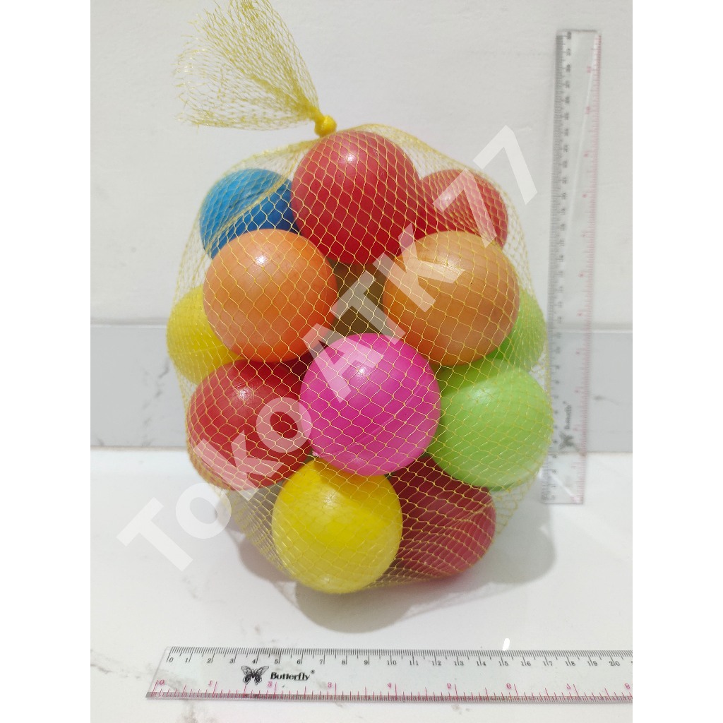 Bola Mandi Bola Plastik Kecil Simple Warna Warni isi 25 READY STOCK