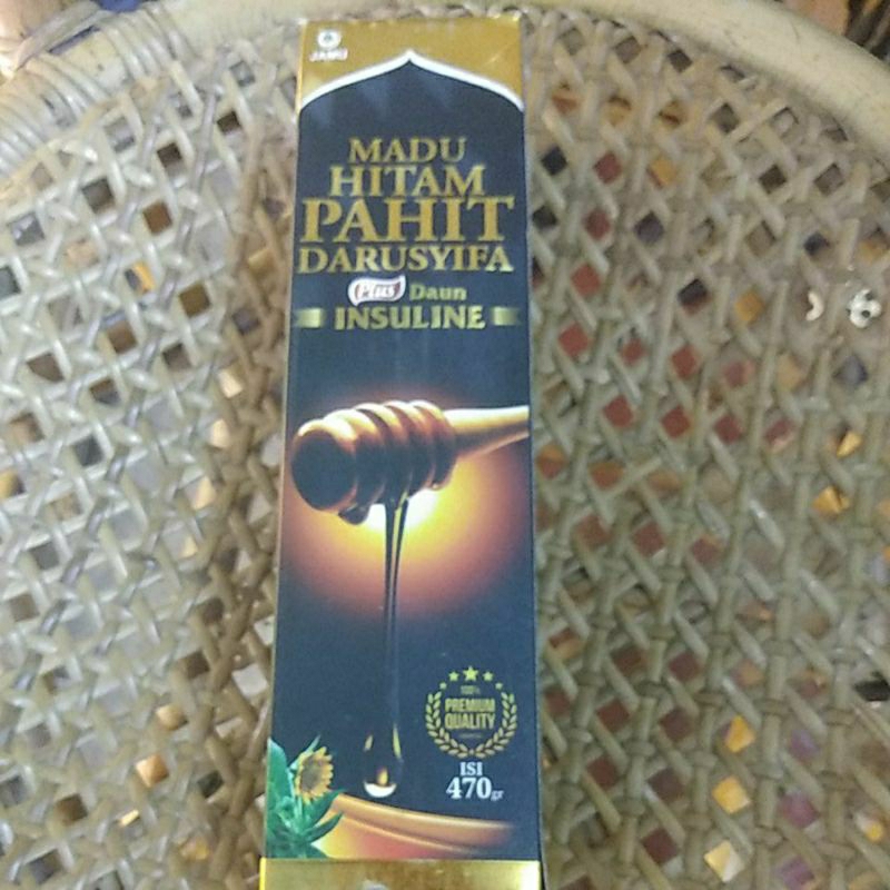 

madu hitam pahit extra daun insuline 470g