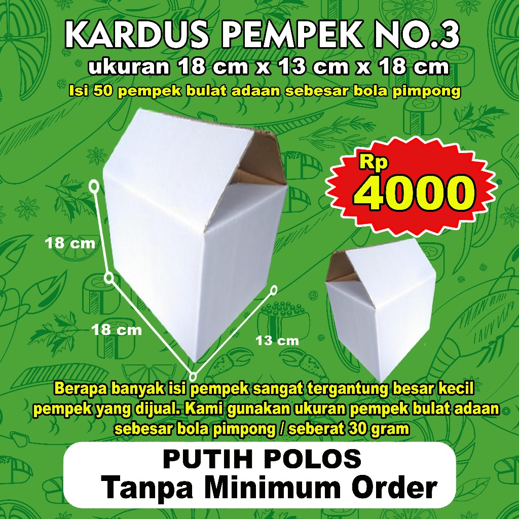 

Kardus Pempek No.3