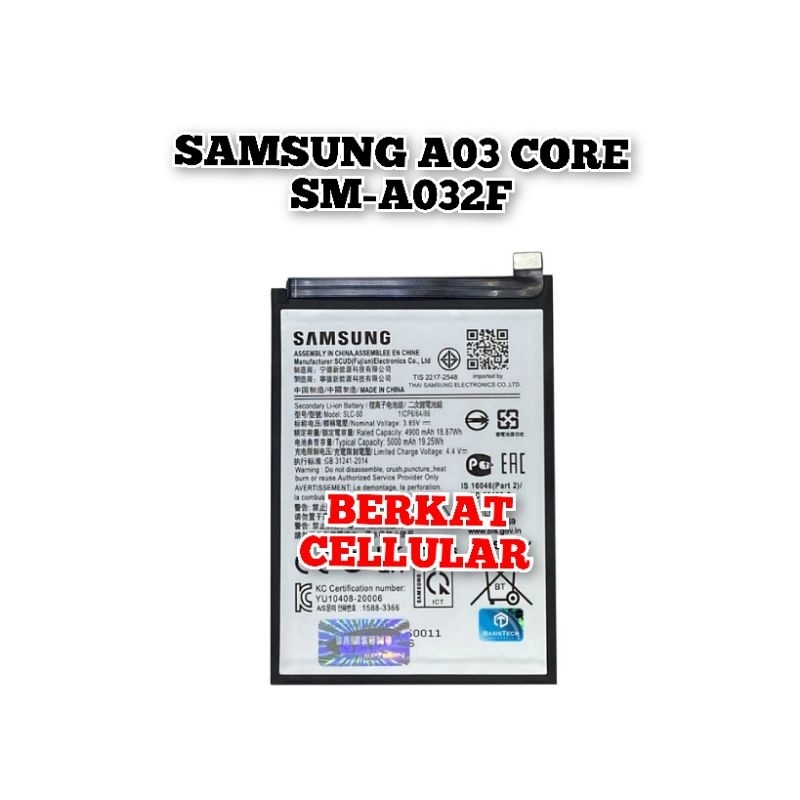 BATERAI SAMSUNG A03 CORE ORIGINAL 100 %