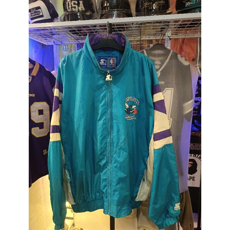 Jaket Windbreaker Starter CHARLOTTE HORNETS Second