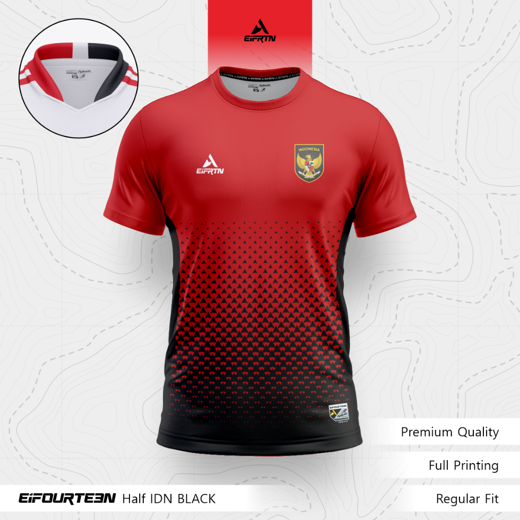 RB EiFRTN Baju Kaos Jersey Singlet Timnas Bulu Tangkis Badminton Tim Tenis Bulu Tangkis Olahraga