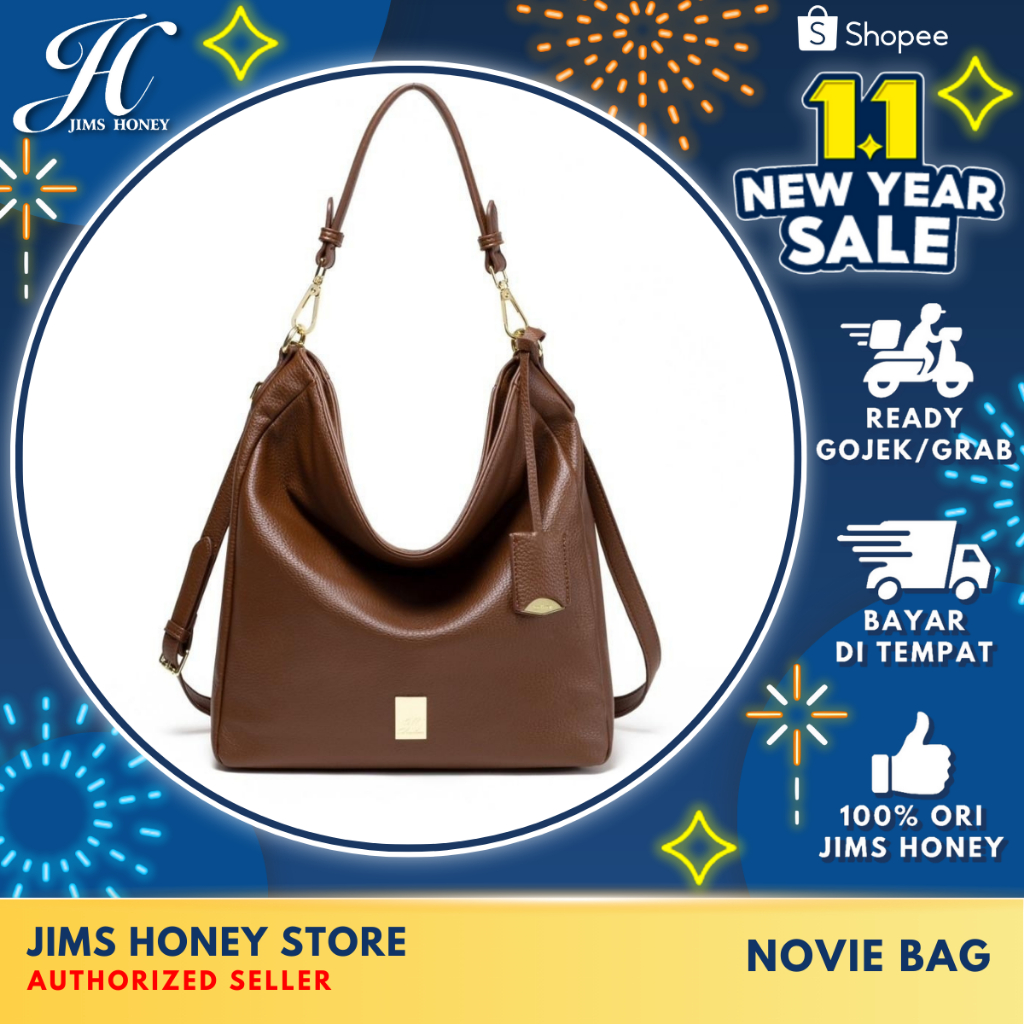 JIMS HONEY NOVIE BAG TAS HOBO SELEMPANG BAHU WANITA