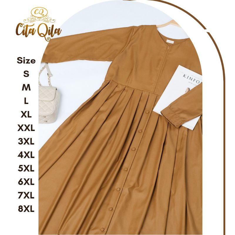 BAJU PEMDA WANITA GAMIS PNS PDH REMPEL MONA