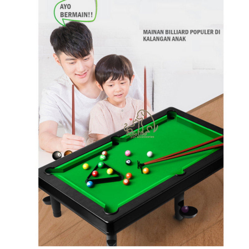 Deluxe Snooker Pool Table Set-MEJA BILLIARD MINI