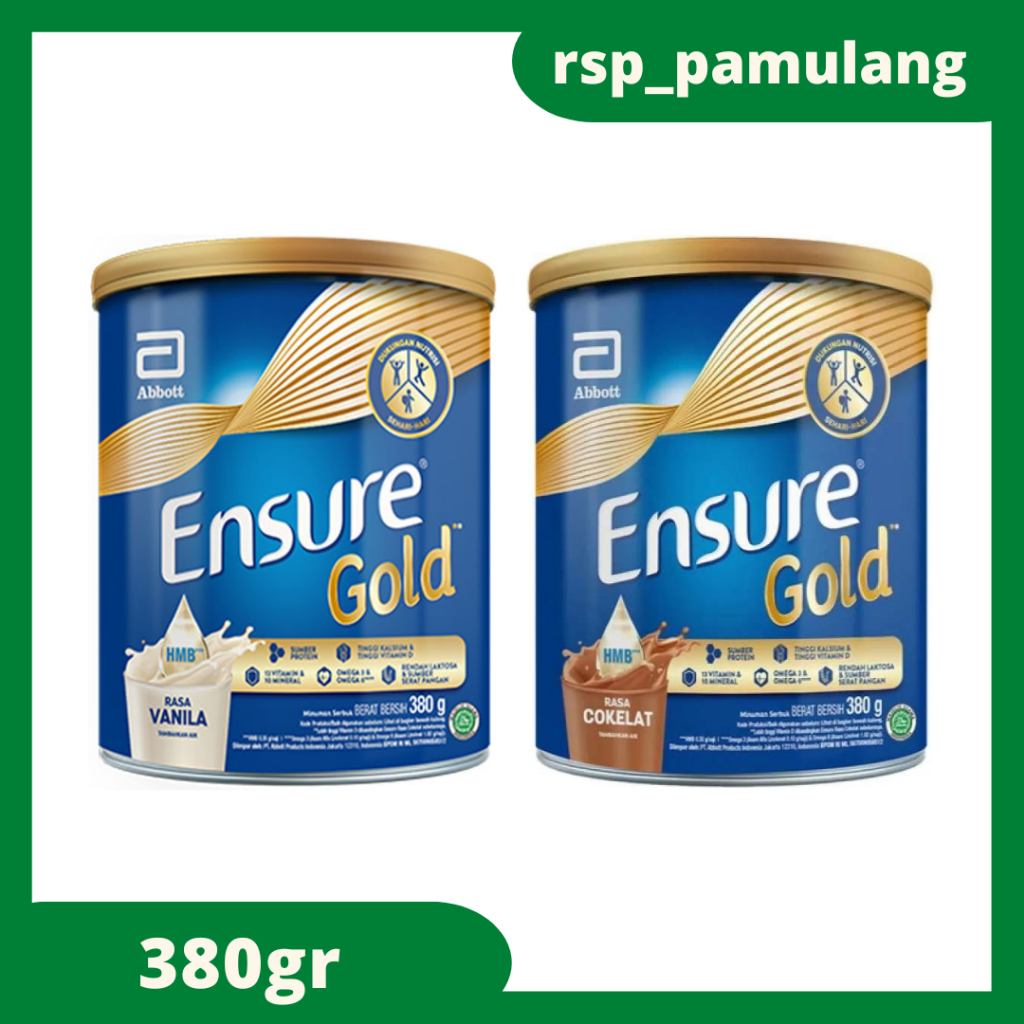 

Ensure Gold 380g (Vanila/Coklat)