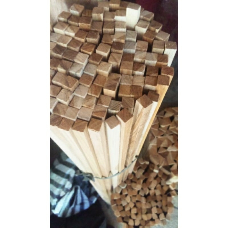 Tiang Rangka Sangkar Kotak Model Oval Bahan Full Jati