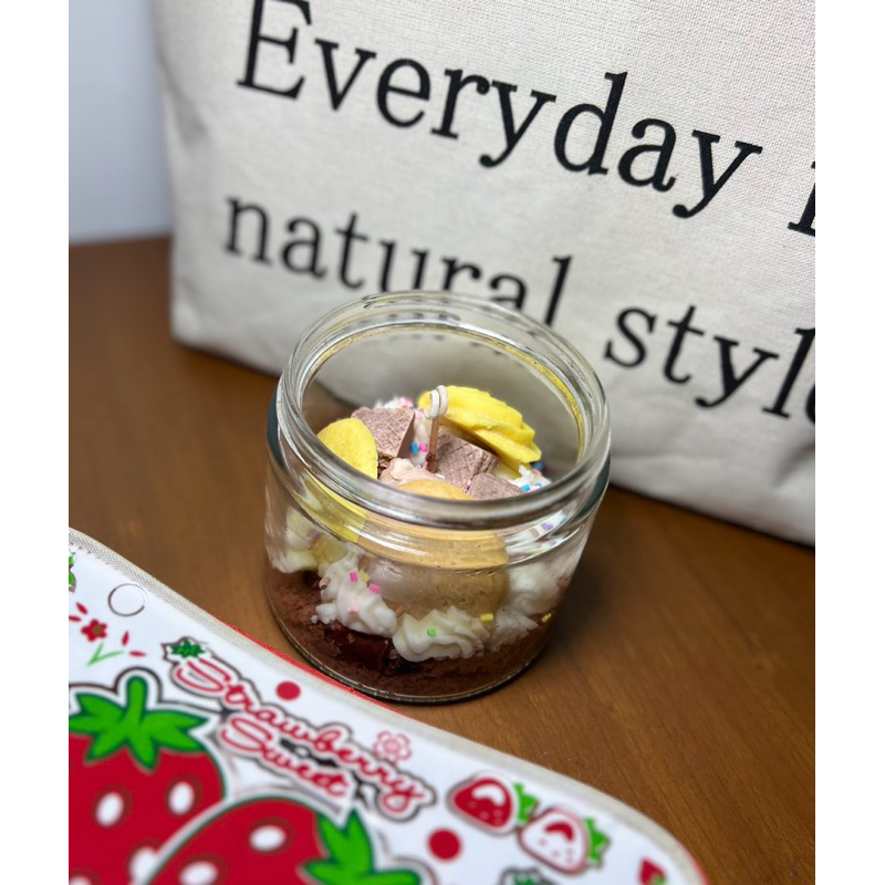 Soy wax lilin aromaterapi Biscuit jar