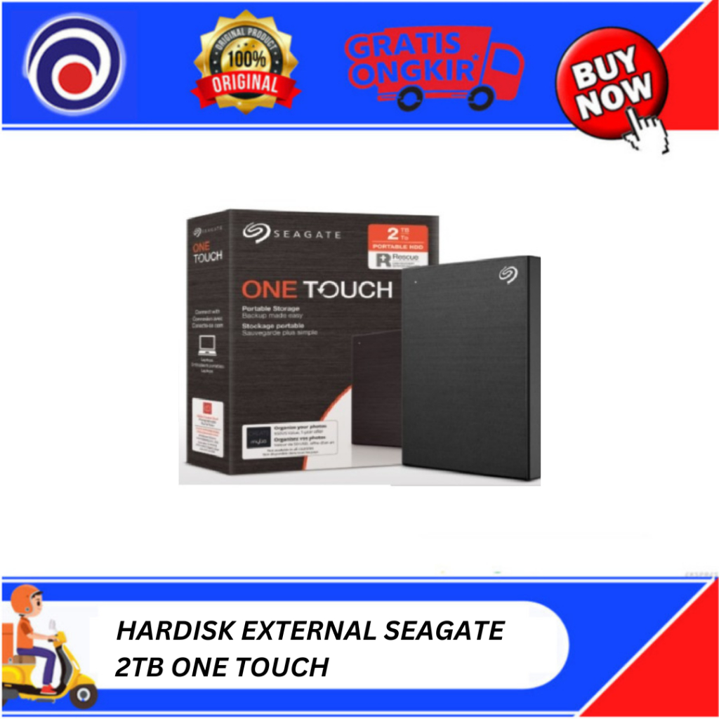 HARDISK EXTERNAL SEAGATE 2TB ONE TOUCH